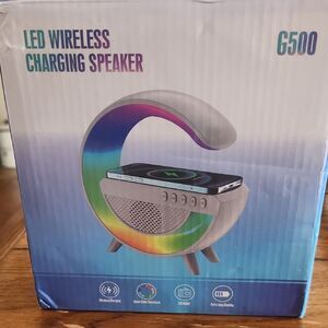 G500 LED Wireless Charging Speaker - Gray